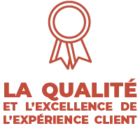 La qualité et l'excellence de l'expérience client